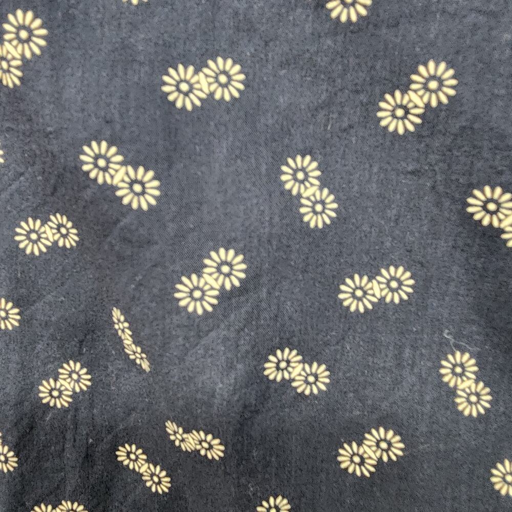 Abercrombie & Fitch Men’s XXL Blue Floral Print Camp Shirt Viscose Soft Hipster - Picture 4 of 8